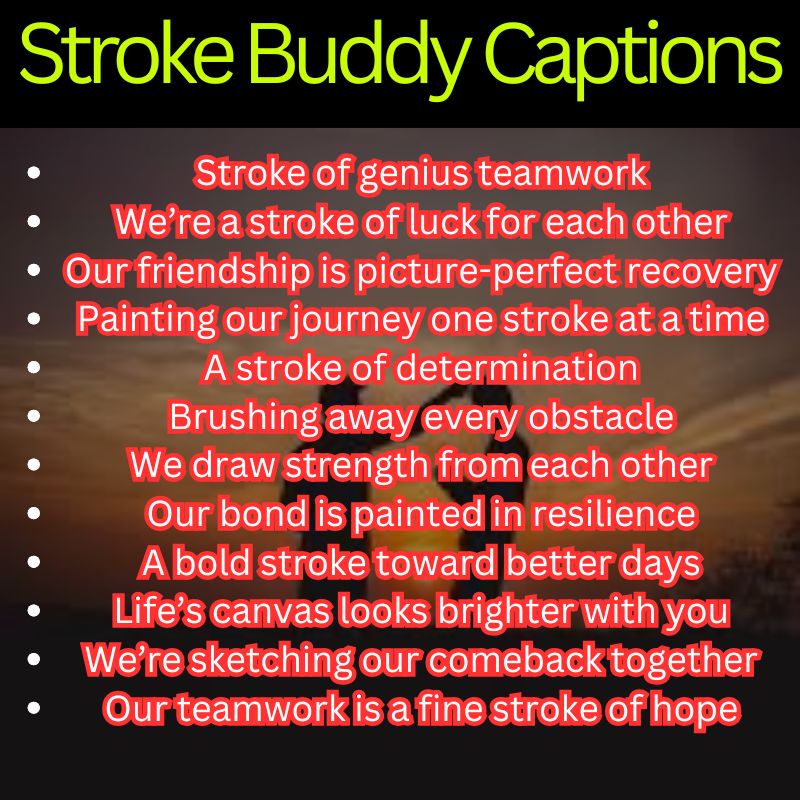 Stroke Buddy Puns