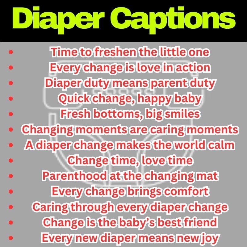Diaper Change Lines