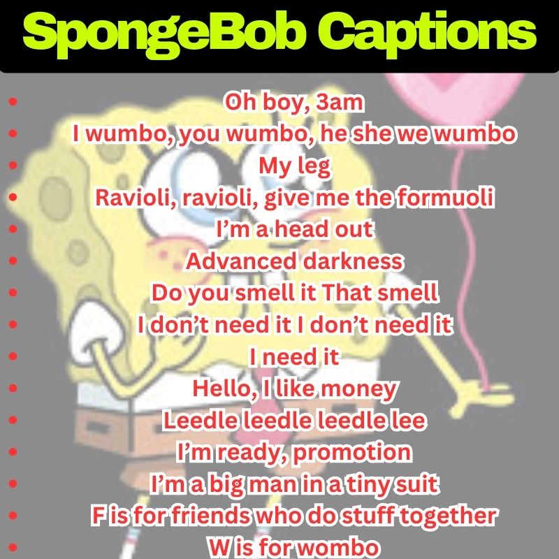 Funny Spongebob Quotes