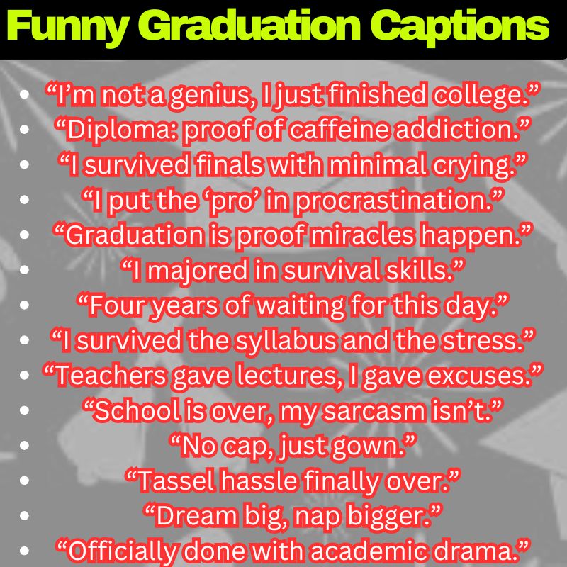 Hilarious Grad Quotes