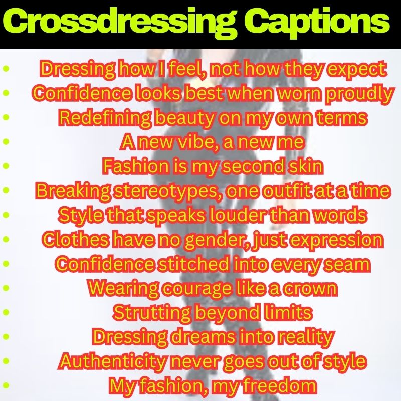 Best Crossdressing Captions