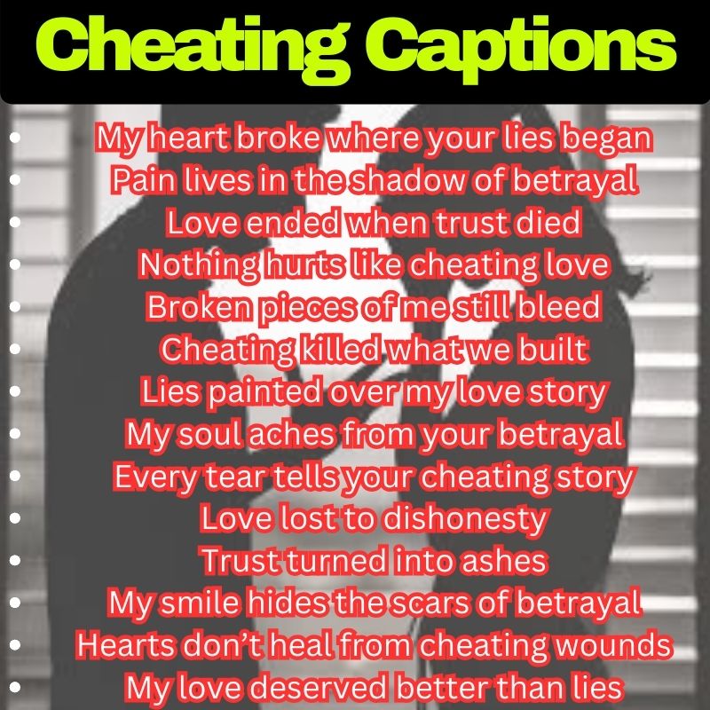 Sad Cheating Lines
