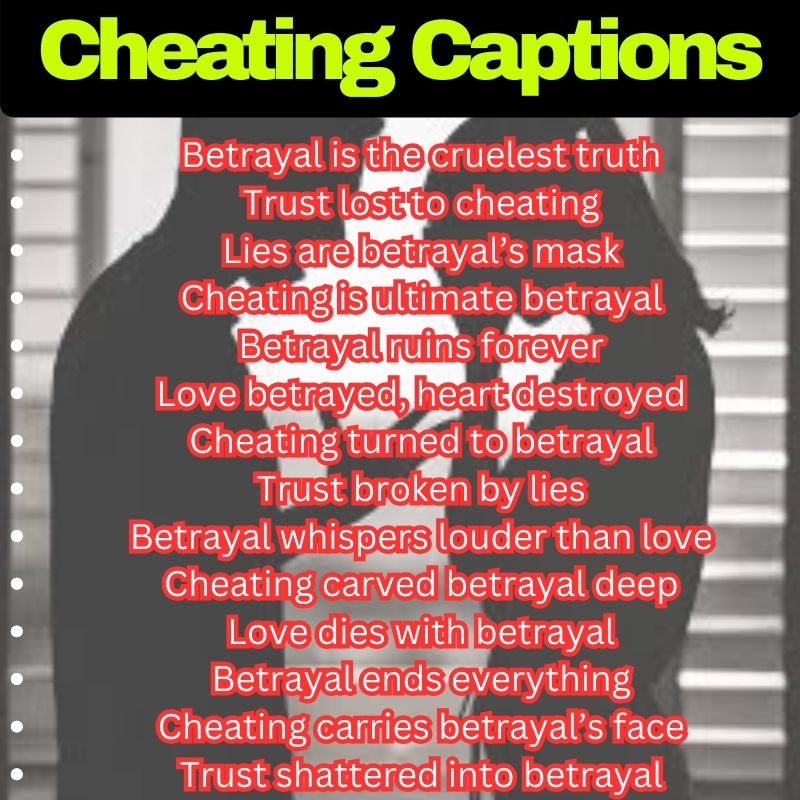 Betrayal Cheating Quotes