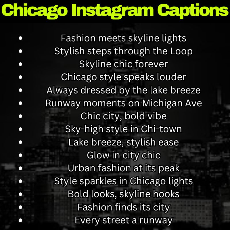 Stylish Chicago Quotes