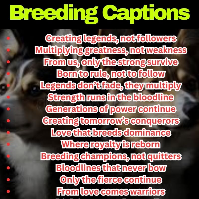 Savage Breeding Sayings