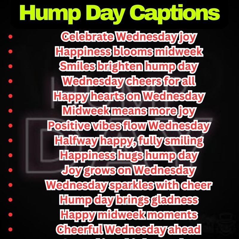 Happy Hump Day Words