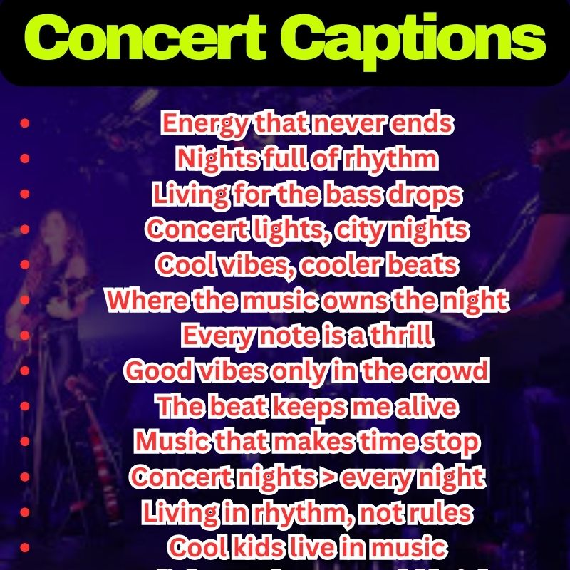 Cool Concert Vibes