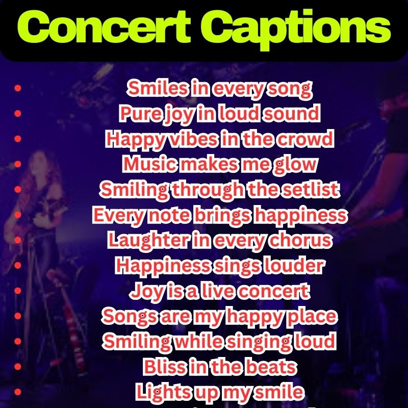 Happy Concert Words