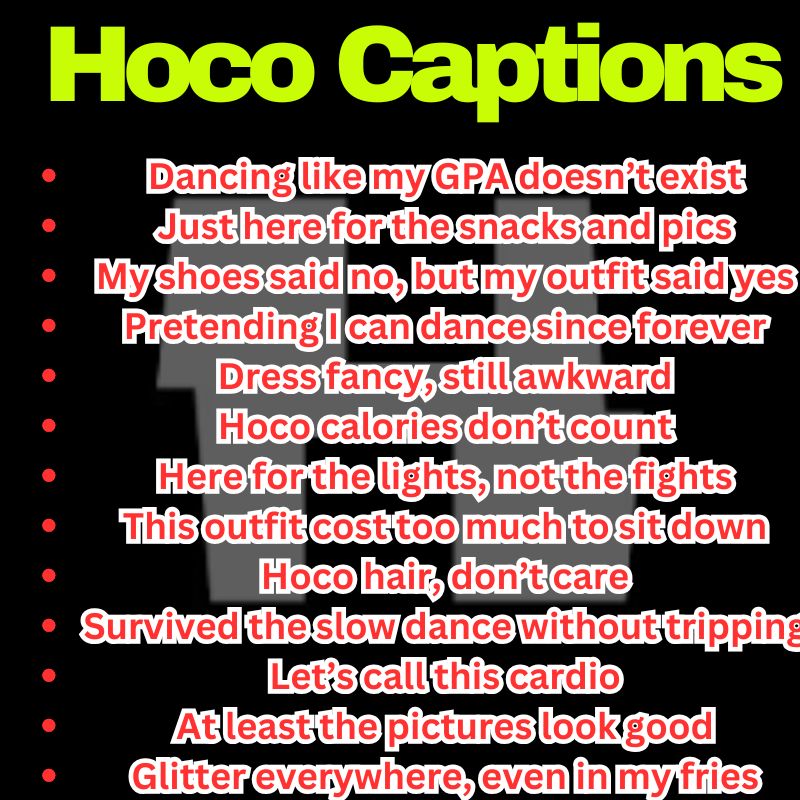 Funny Hoco Quotes