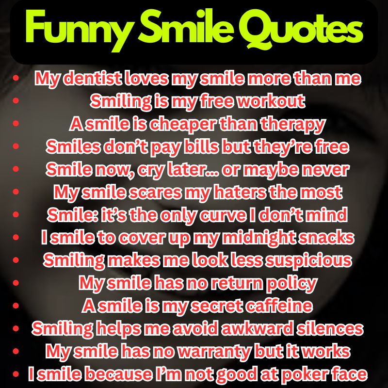 Funny Smile Quotes
