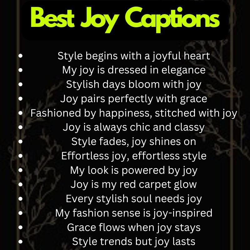 Stylish Joy Quotes