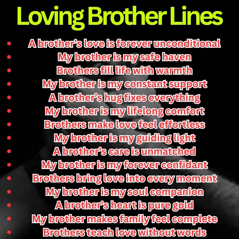 Loving Brother Lines