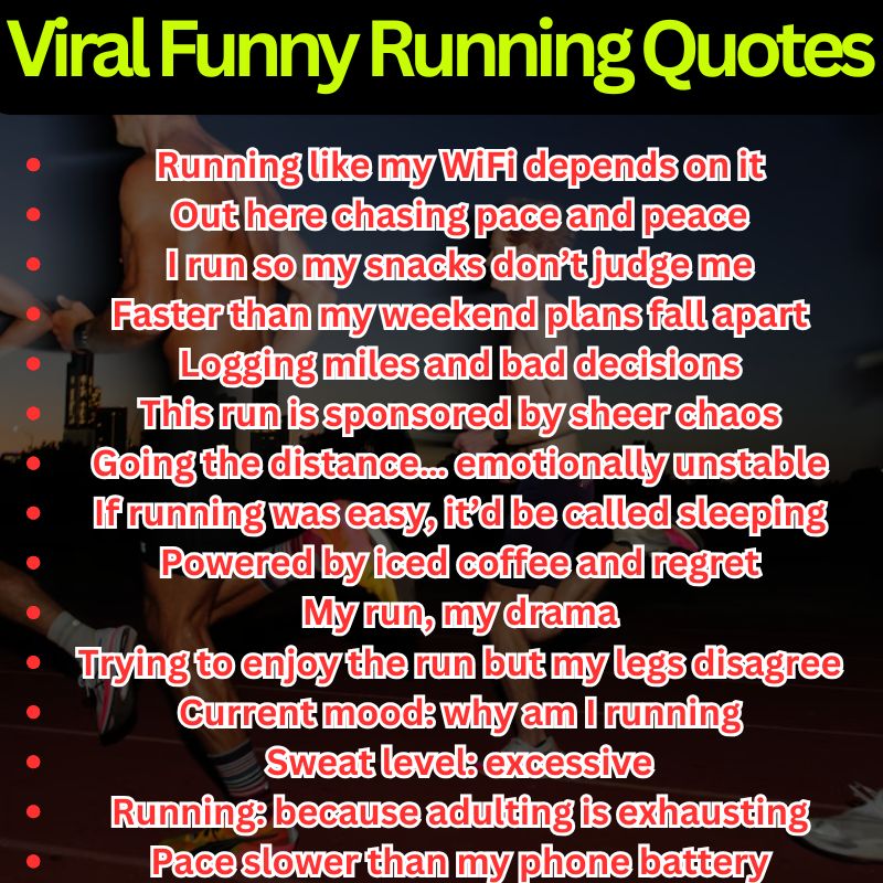 Viral Funny Running Quotes