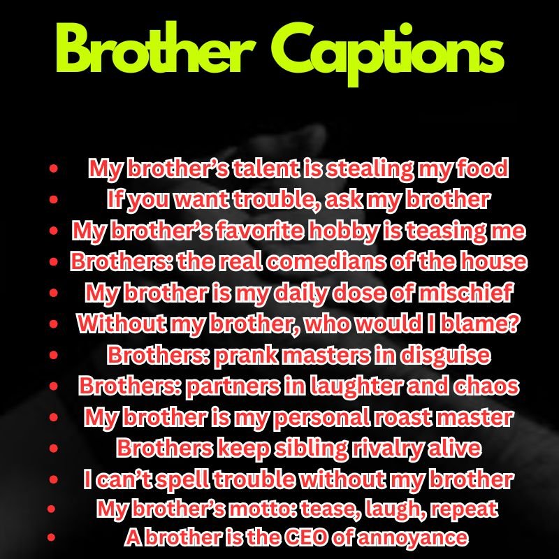 Funny Brother Quotes