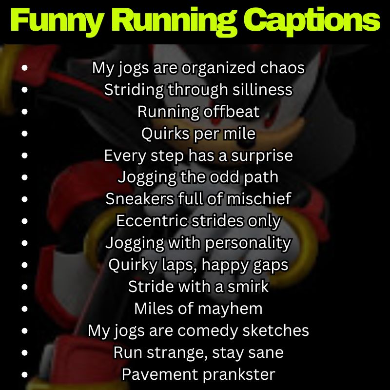 Quirky Jogger Sayings