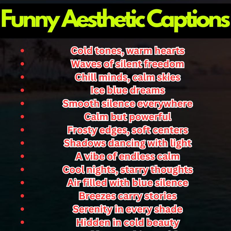 Cool Aesthetic Vibes