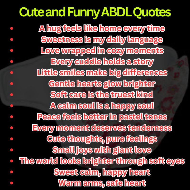 Sweet ABDL Lines for Posts