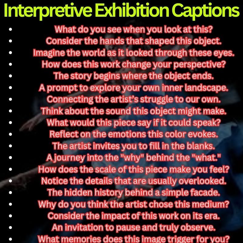 Interpretive Exhibition Captions for Better Engagement