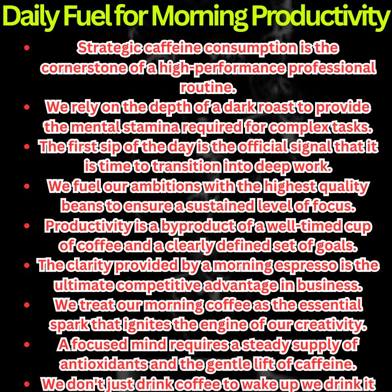 Daily Fuel for Morning Productivity