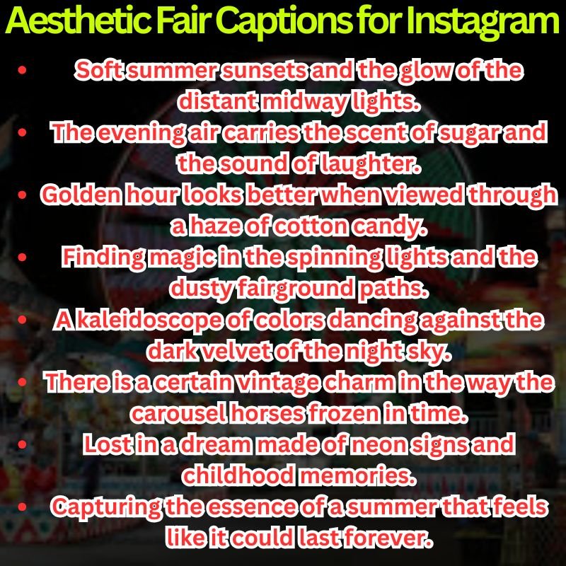 Aesthetic Fair Captions for Instagram