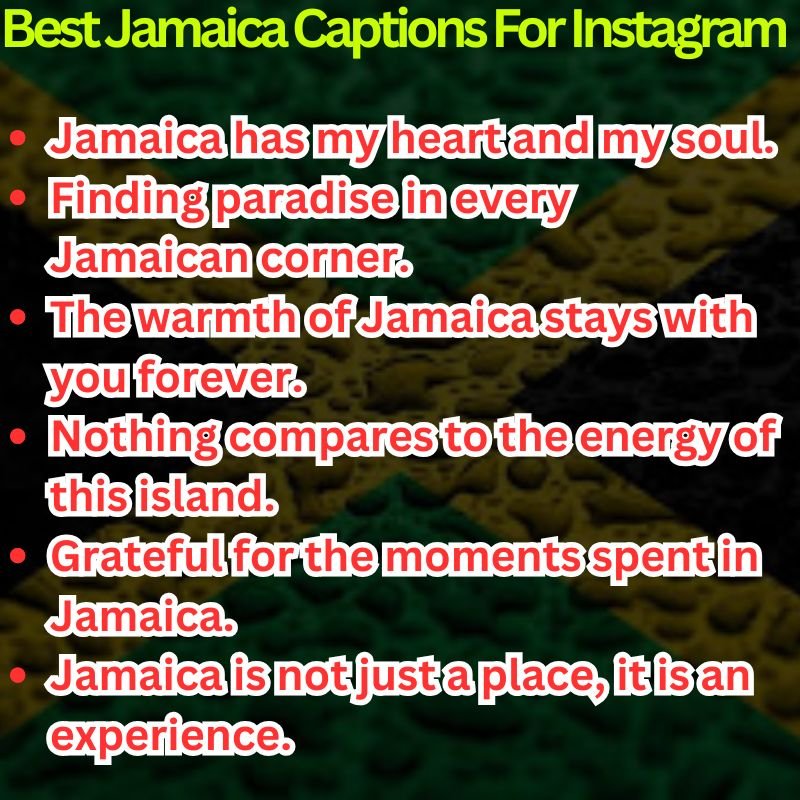 Best Jamaica Captions For Instagram